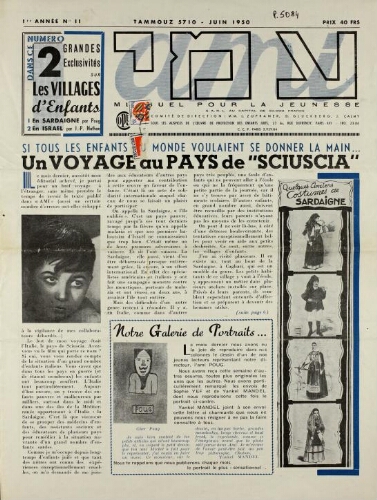 Ami : Mensuel pour la Jeunesse. Vol.01 N°11 (01 juin 1950)